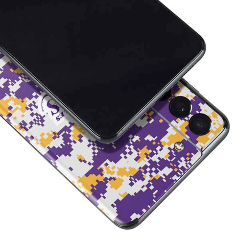 NBA Los Angeles Lakers Digi Camo Galaxy S21 Plus 5G Skin
